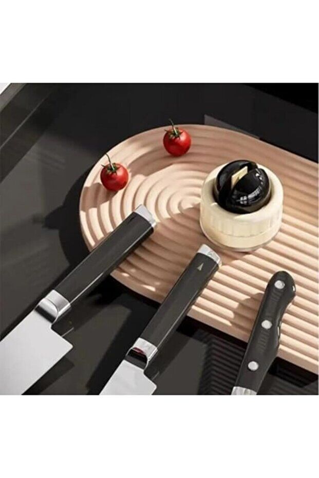 Mucit Home Masa Tezgah Fayans Üstüne Vantuzlu Bıçak Bileme Aparatı Bıçak Bileyici Satır Bileyici