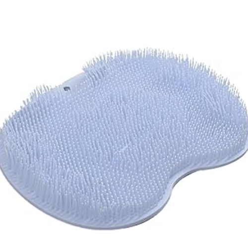 Mucit Home Vantuzlu Silikon Banyo Fırçası Ayak Masaj Pedi Sırt Kesesi Vücut Yıkama Lifi Renkli