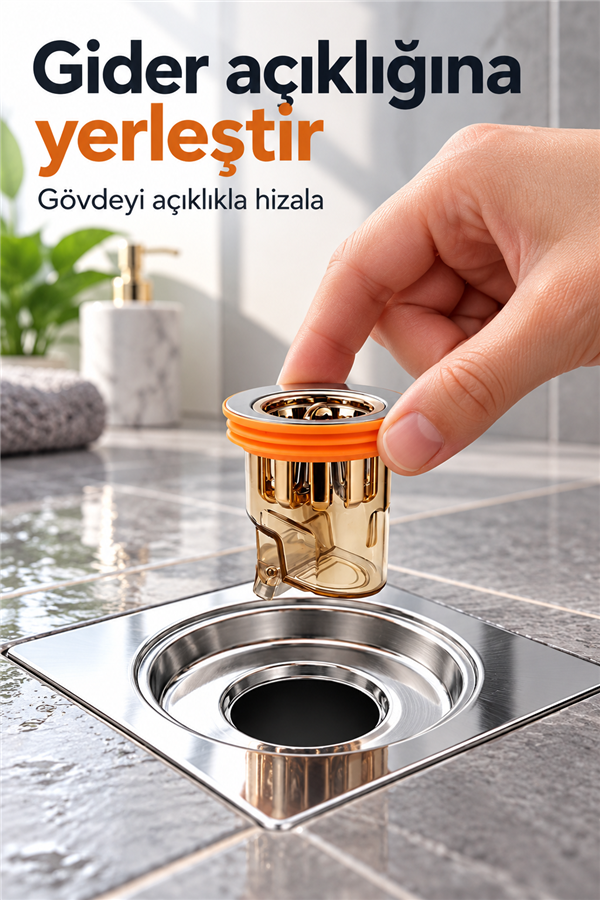Mucit Home Anti Koku Önleyici,Gider Pis Koku Önceliyici,Böcek Önleyeci,Duş Yer Sifonu Geri Akış Önle