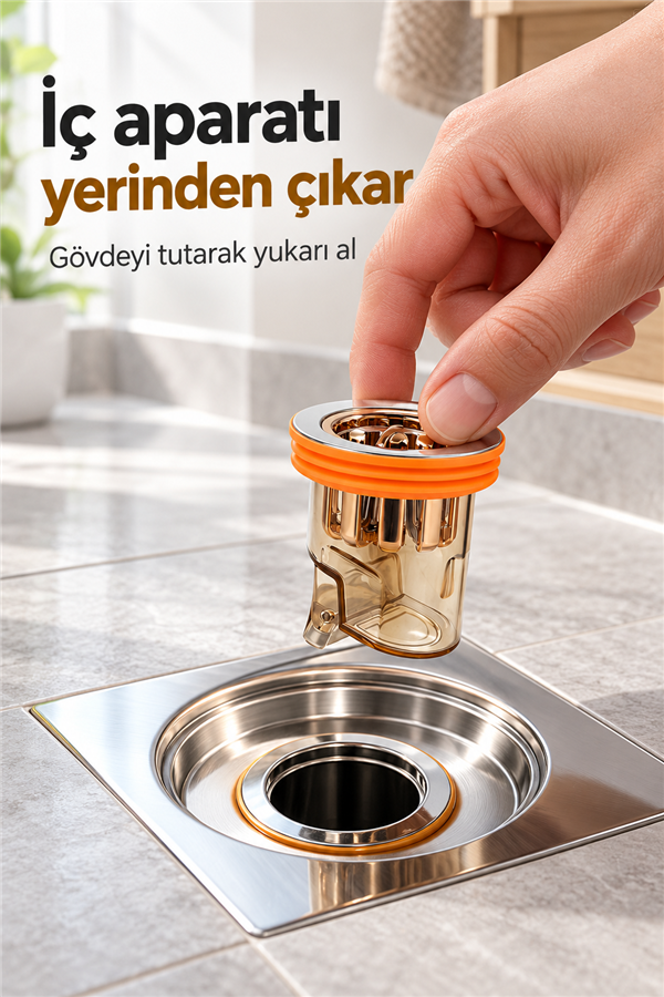 Mucit Home Anti Koku Önleyici,Gider Pis Koku Önceliyici,Böcek Önleyeci,Duş Yer Sifonu Geri Akış Önle