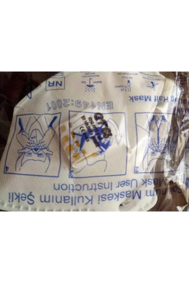 Mucit Home  4310 Ffp3 Ventilli C Tipi Solunum Koruyucu 1 Adet Hijyenik Paket