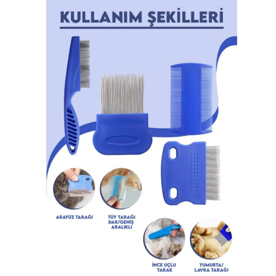 Mucit Home  Bit Pire Tarağı Set 4 adet
