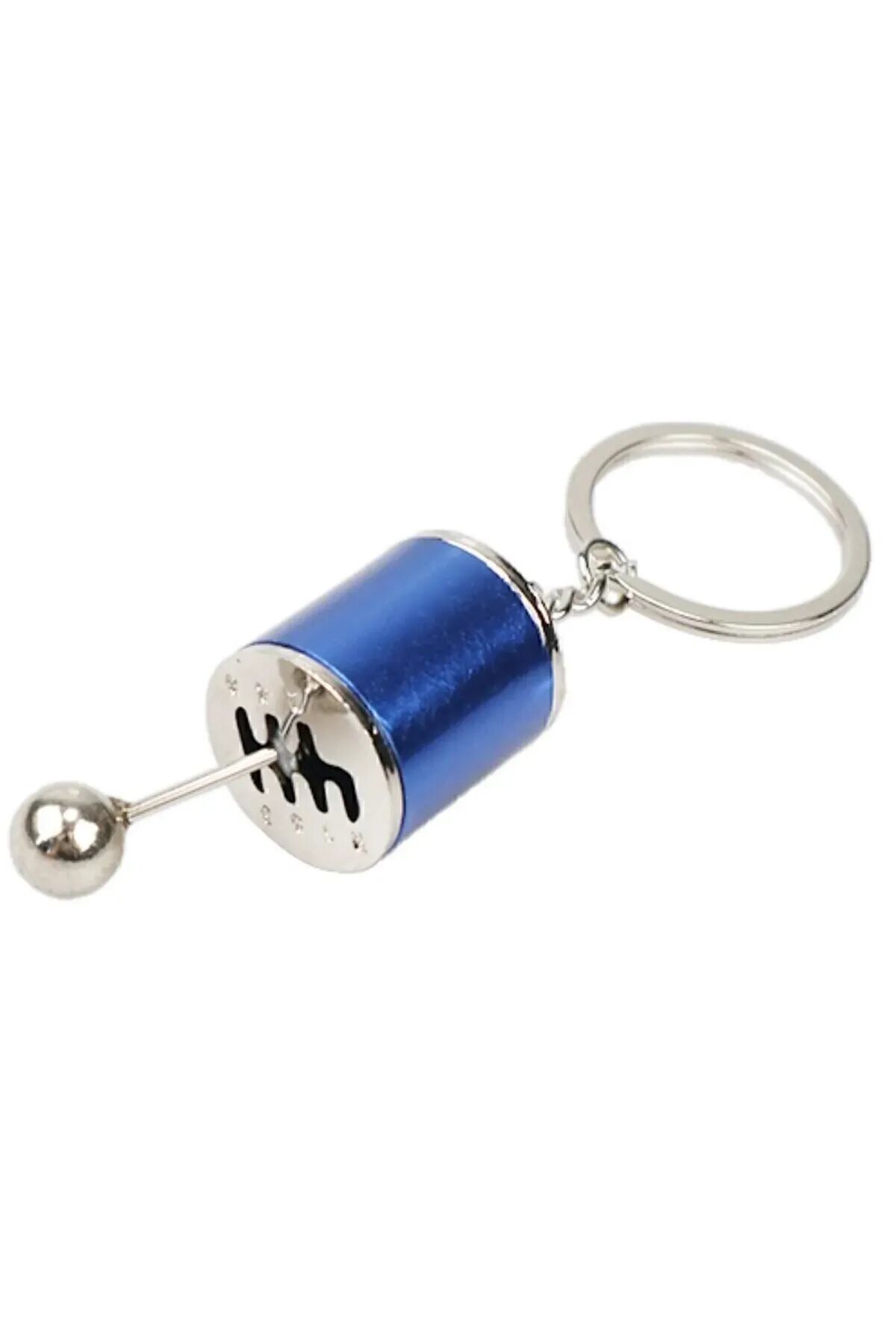 Mucit Home  Renkli Hareketli Araba Manuel Vites Anahtarlık Altı Hız Dişli Shifter Topuzu Metal Anahtarlık