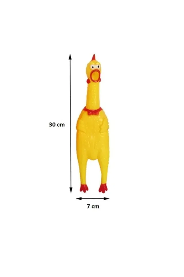 Mucit Home  Be Active Öten Tavuk Köpek Oyuncağı Medium 30 Cm