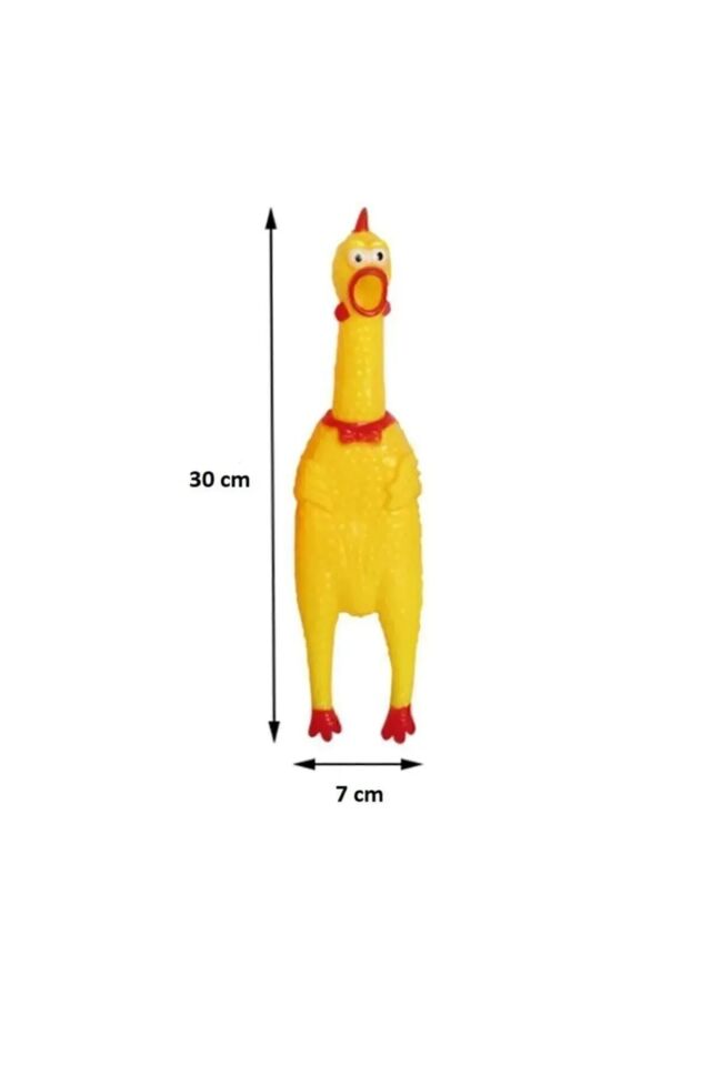 Mucit Home  Öten Tavuk Köpek Oyuncağı Medium 30 Cm