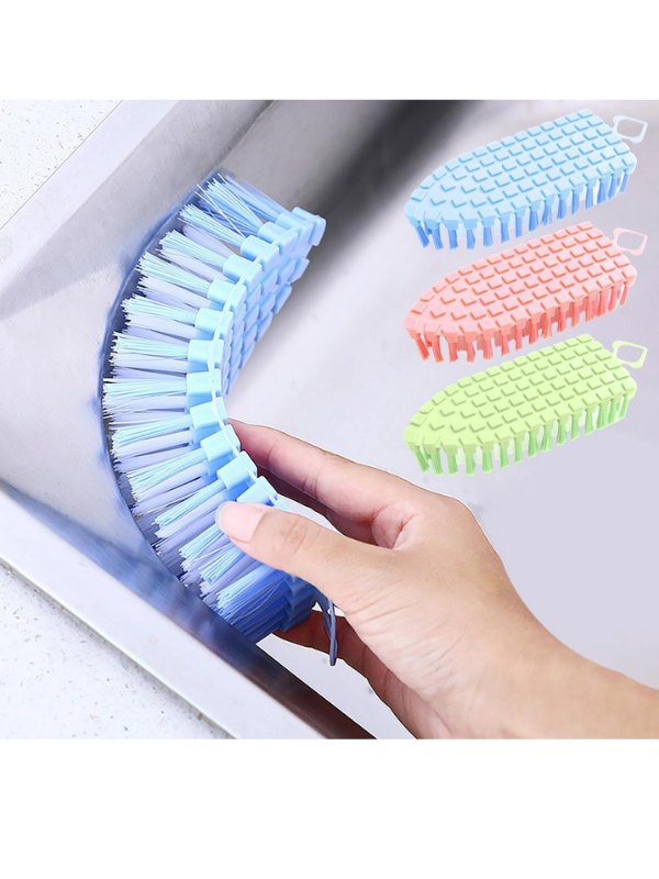 Mucit Home Esnek Lavabo Temizlik Fırçası -Bükülebilir Halı Yıkama Fırcası Asılabilir