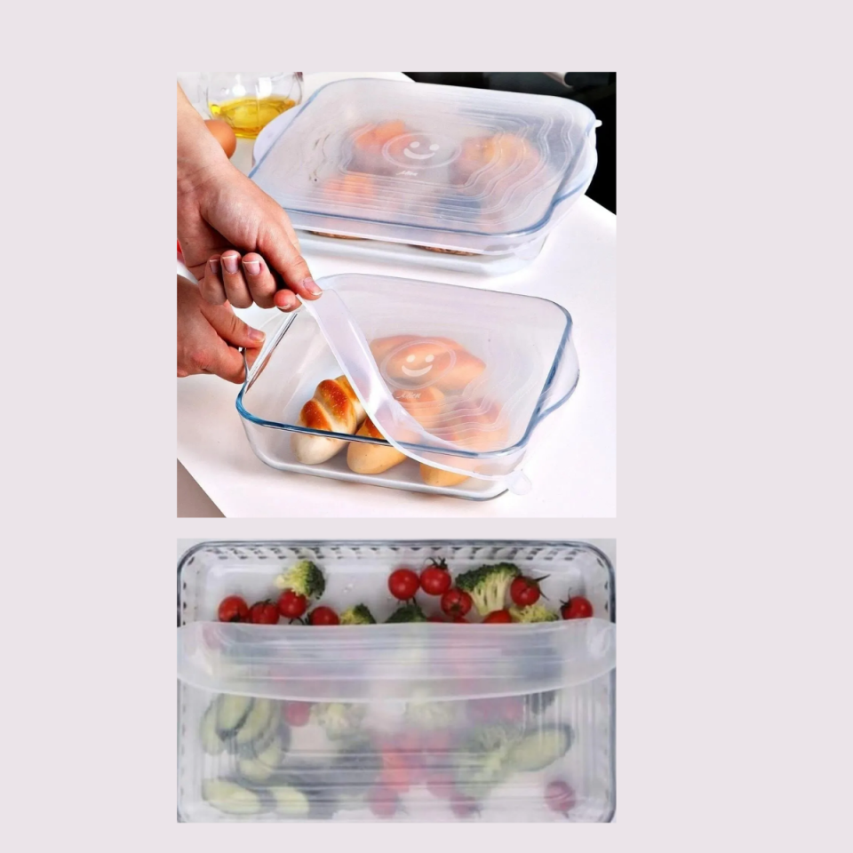 Mucit Home  Silikon Kare Borcam Ve Dikdörtgen Borcam silikon kapak 3 lü