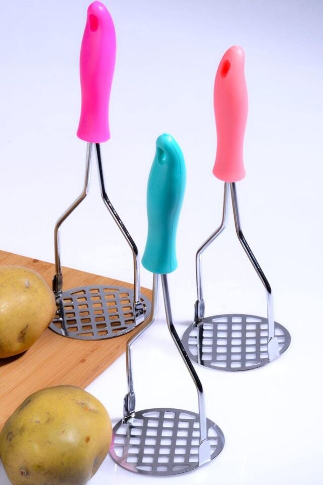 Mucit home Slikon Saplı Patates Ezme Aparatı