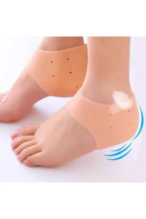 Topuk Gömleği Diken Çorabı Koruyucu Gömlek Tabanlık Silikon Esnek Çorap Gömleği Koruyucu