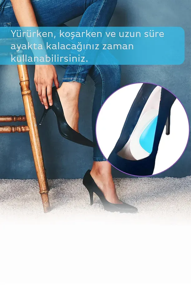 Ortopedik Tabanlık Düz Taban Için Yumuşak Tabanlık Içe Basma Önleyici Konforlu Ped