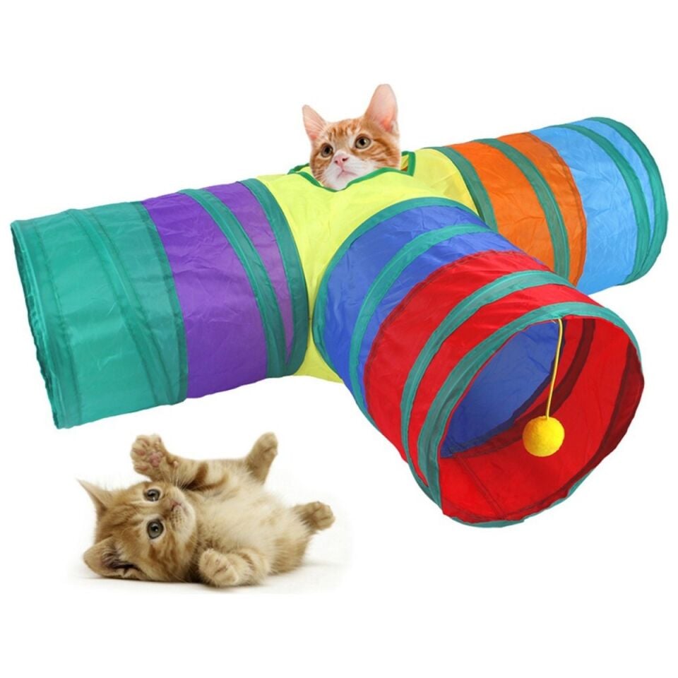 Mucit Home Kapalı Katlanabilir Kedi Tüneli