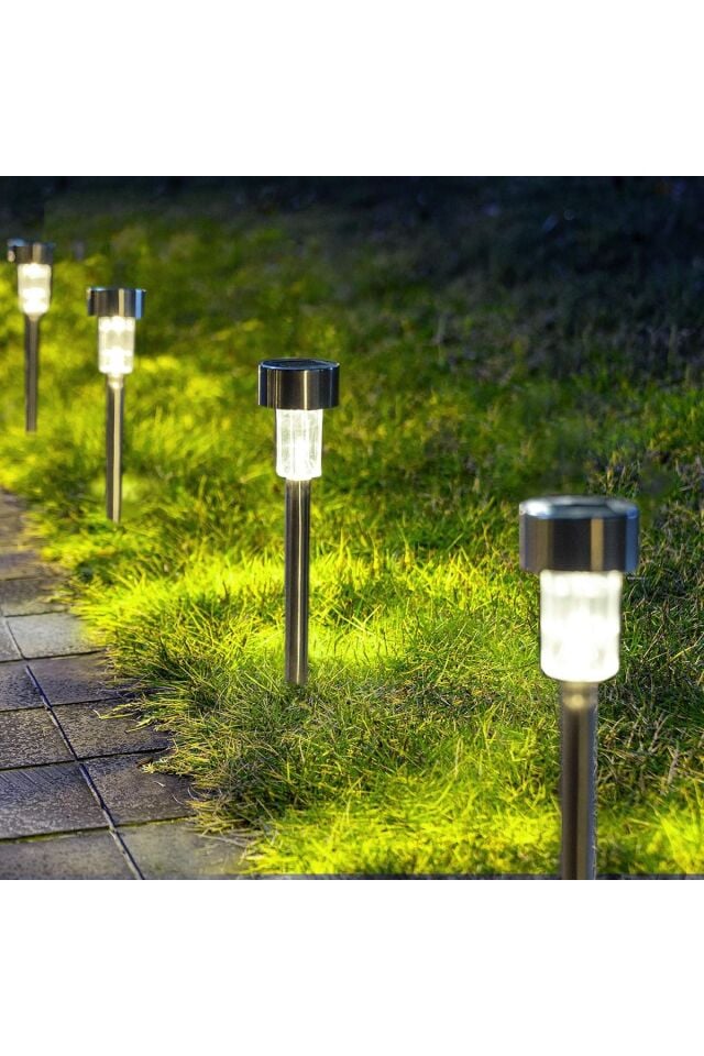 Mucit Home Solar Bahçe Lambası 10’lu Set Direk Aydınlatma – Güneş Enerjili LED Işık, Dış Mekan Aydınlatması,