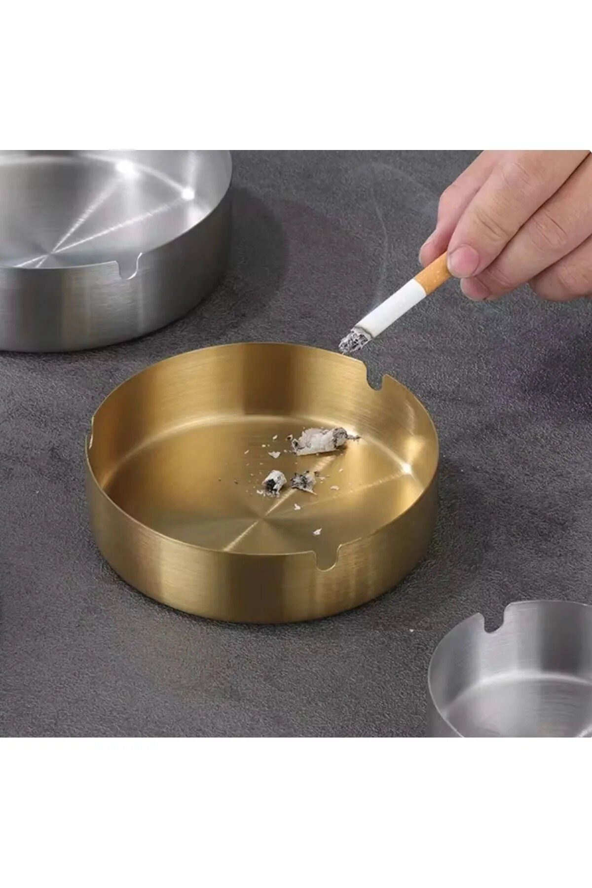 Mucit Home Gold Küllük & Gümüş Küllük Paslanmaz Küllük