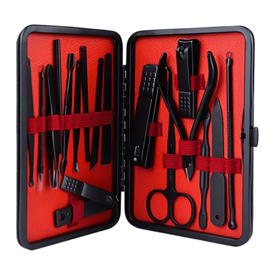 Mucit Home  Profesyonel 17 Parça Çok Fonksiyonlu Manikür Ve Pedikür Tırnak Seti