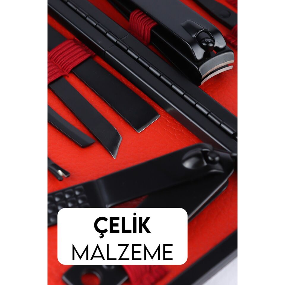 Mucit Home  Profesyonel 17 Parça Çok Fonksiyonlu Manikür Ve Pedikür Tırnak Seti