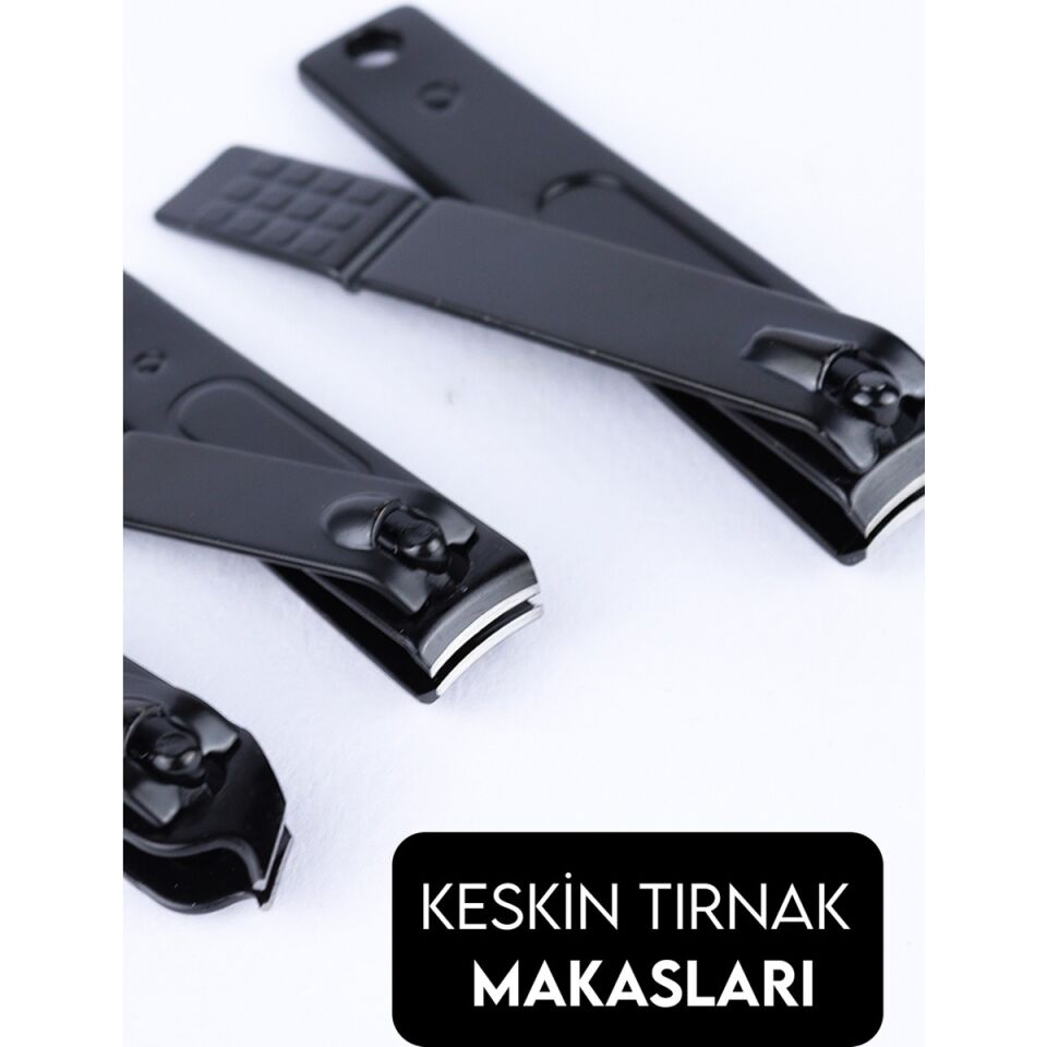Mucit Home  Profesyonel 17 Parça Çok Fonksiyonlu Manikür Ve Pedikür Tırnak Seti