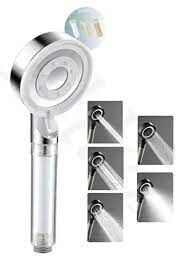 Mucit Home Beyaz Spa Modlu Filtreli Duş Başlığı 5 Fonksiyonlu Duş Fiskiyesi