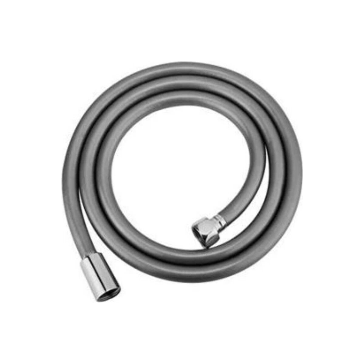 Çift Kenetli Duş Spiral Hortumu 1,5 cm  pvc gri