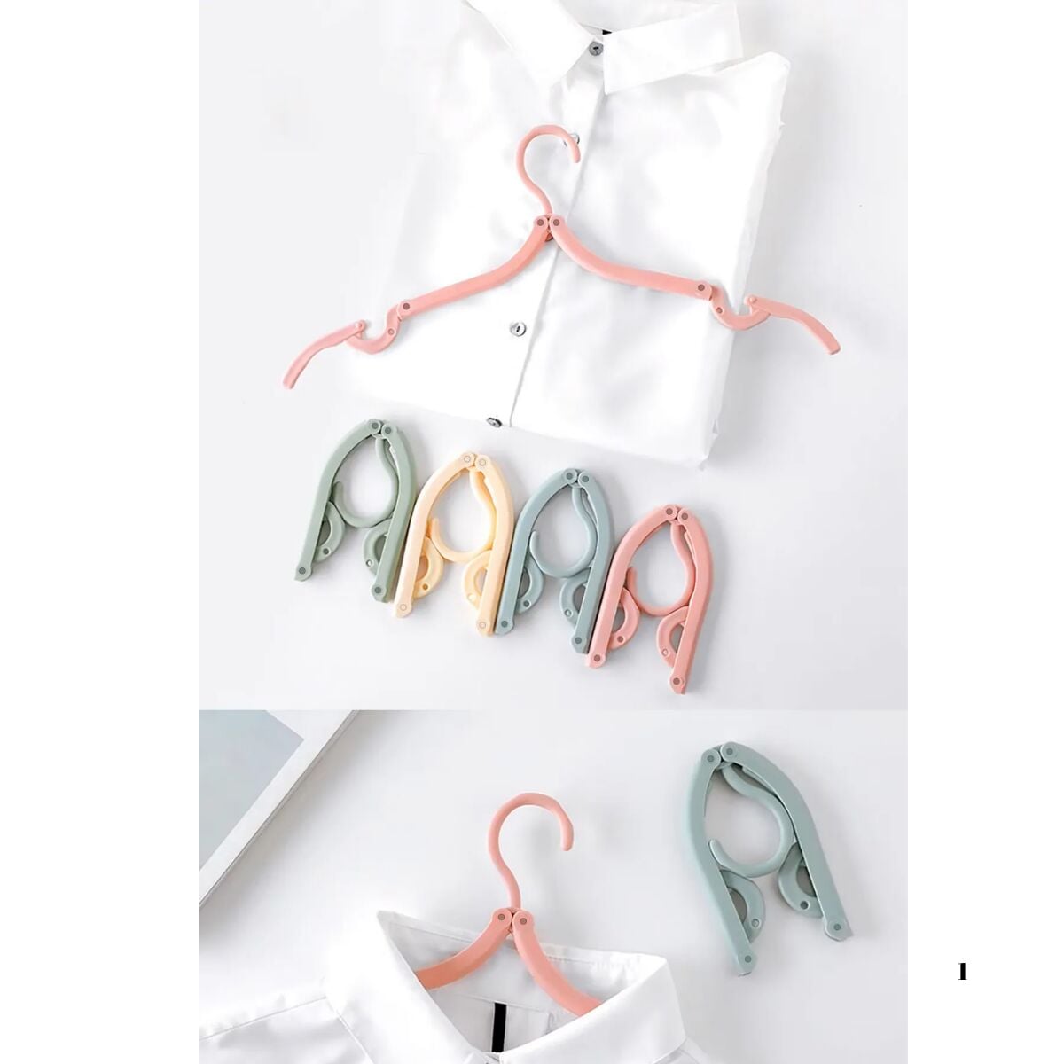 Mucit Home Katlanabilir Çocuk Askısı- Bebek askısı- Kaymaz Elbise Askısı 2 ADET