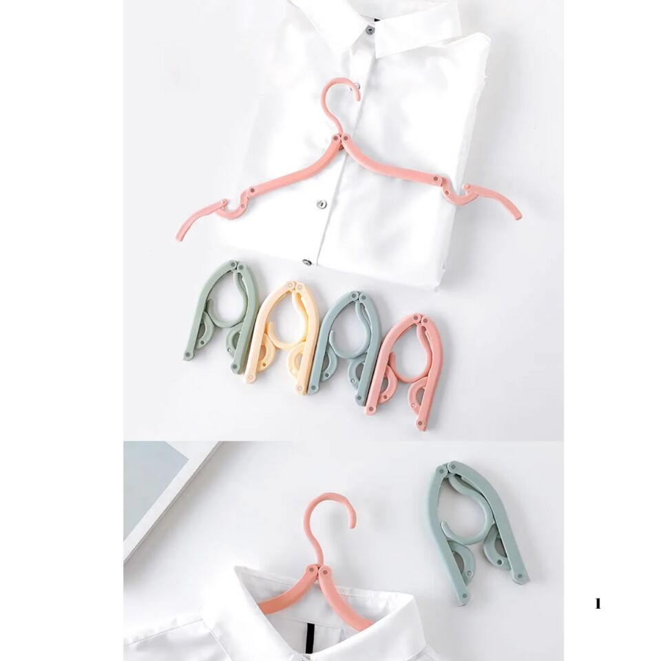 Mucit Home 2 Adet Katlanabilir Elbise Askısı Seyahat Askısı