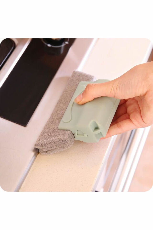 Mucit Home 1 Adet Pencere Oluğu Dip Köşe Temizleme Fırçası | Oluklu Fırça