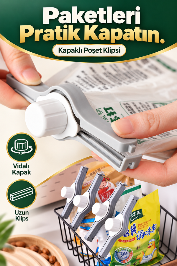 Mucit home Gıda Koruma Sızdırmazlık Klipsi