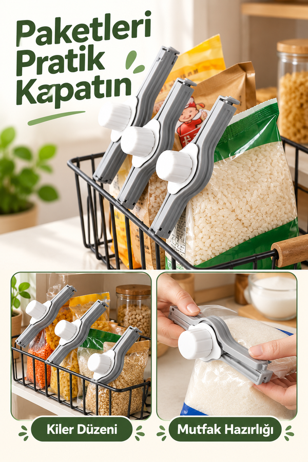 Mucit home Gıda Koruma Sızdırmazlık Klipsi