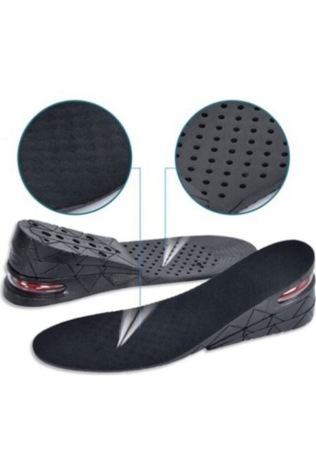 Mucit Home 7 Cm Tam Boy Uzatıcı Tabanlık Hava Yastıklı Boyuzatan Ayakkabı Tabanlığı Gizli Topuk Yükseltici
