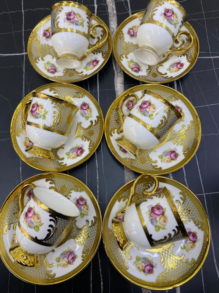 Mucit Home  Kaliteli 6 lı   Kahve Fincan Seti