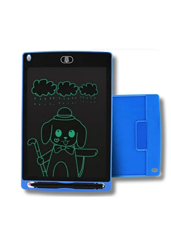 Mucit Home Kız Çocuk Pembe Tablet + Erkek Çocuk Mavi Tablet 2 ADET Digital Çocuk Yazı Çizim Tableti Lcd 8.5 Inc