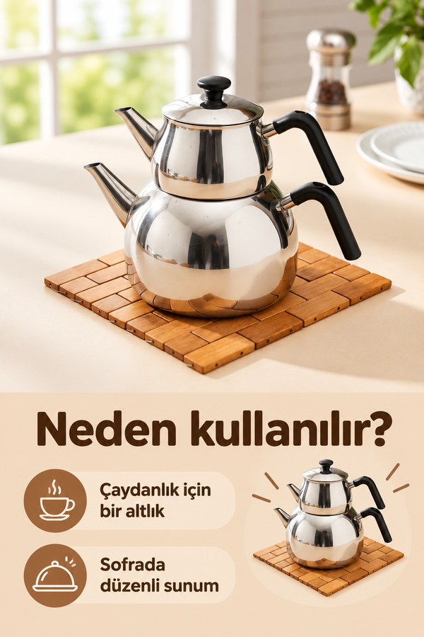 Mucit Home 1 Adet Bambu Damalı Nihale Sağlıklı Bambu