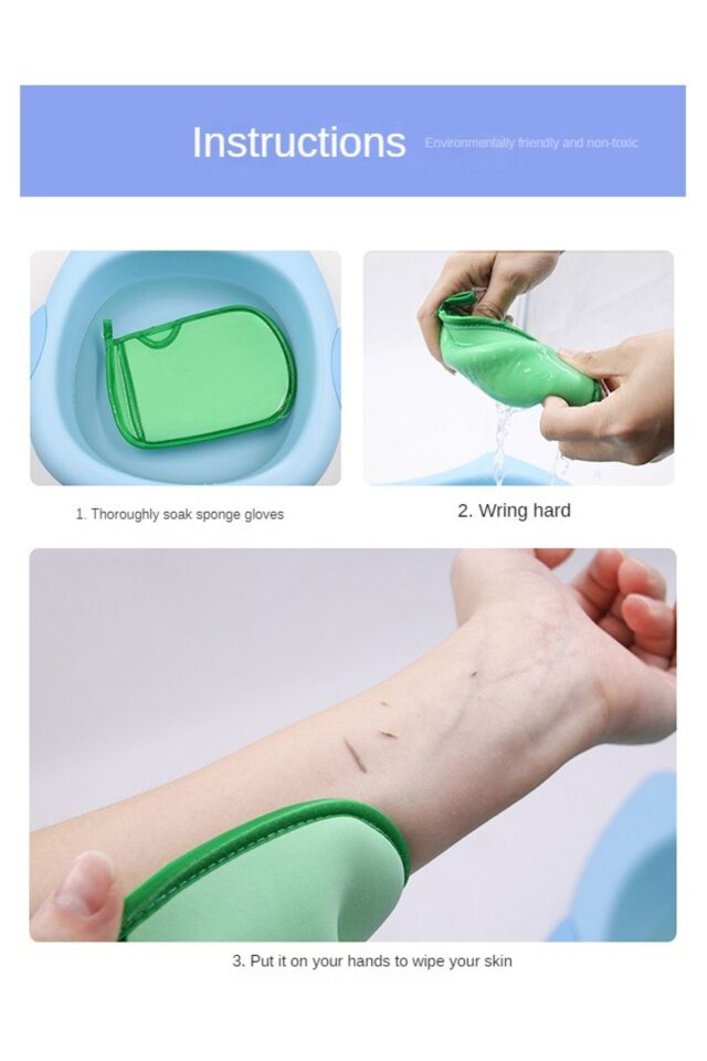 Mucit Home Ele Geçmeli Vücut Kesesi Cilt temizleyici Ölü Deri Sökücü Giderici Kese Lif Banyo Hamam Kesesi