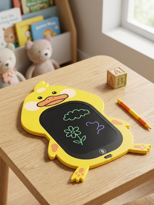 Mucit Home Civciv Sevimli Çocuk Yazı Tableti Kalem Hediyeli