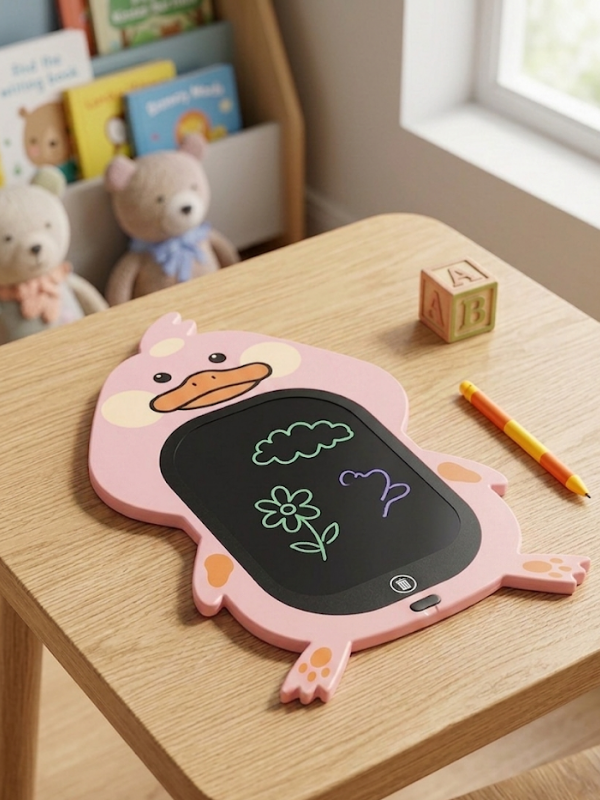 Mucit Home Civciv Sevimli Çocuk Yazı Tableti Kalem Hediyeli