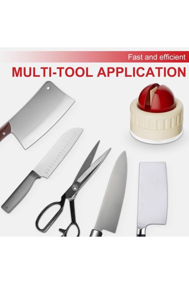 Mucit Home Masa Tezgah Fayans Üstüne Vantuzlu Bıçak Bileme Aparatı Bıçak Bileyici Satır Bileyici