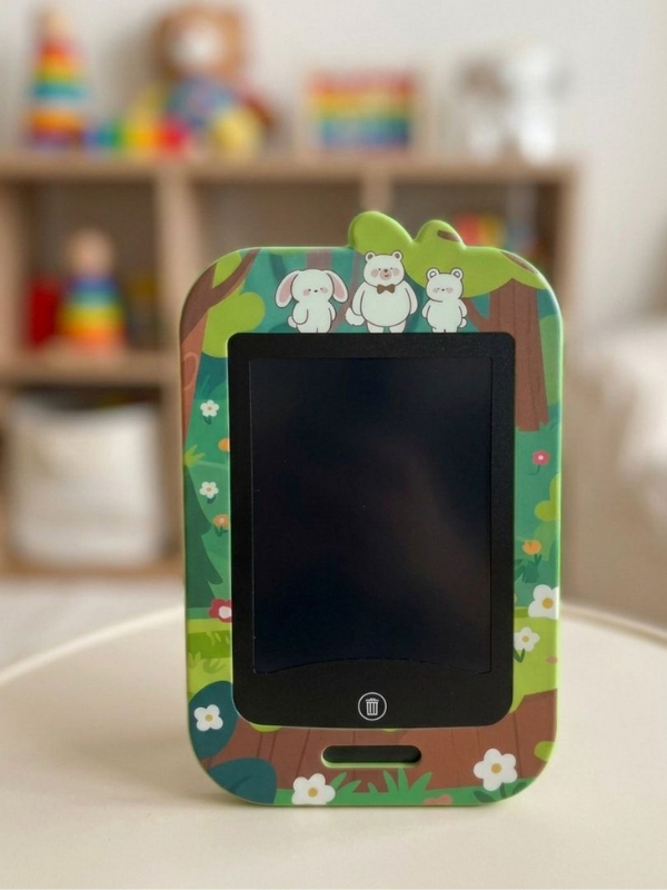 Mucit Home Sevimli Çocuk Tableti Kalemli -Karne Okul Hediyesi Yaz Sil Yazı Tahtası