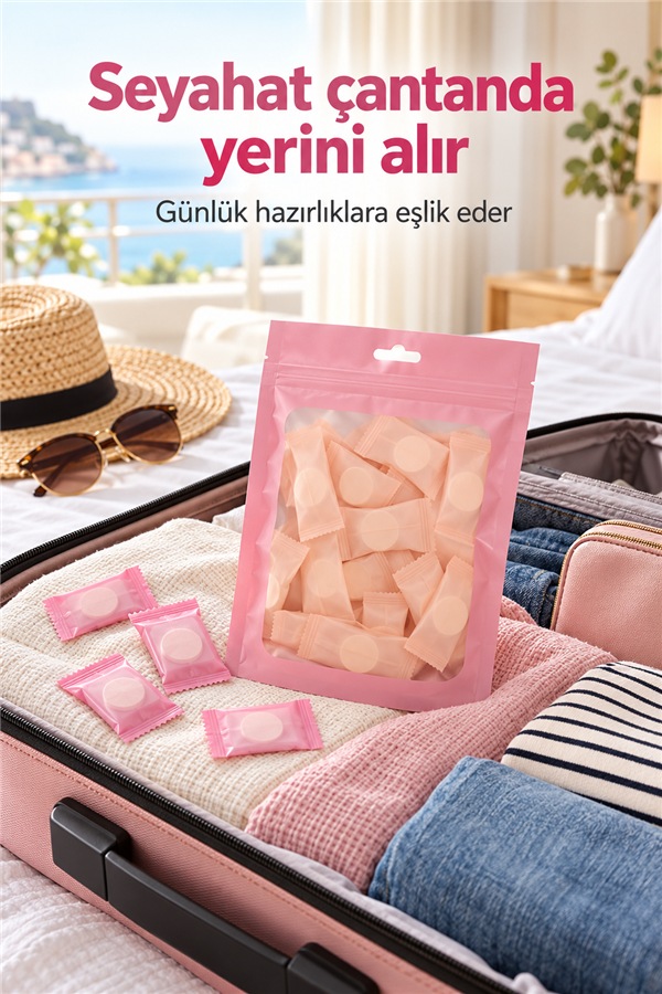 Mucit Home 20 Adet Sıkılaştırılmış Kapsül Islak Mendil Havlu Taşınabilir Seyahat Mendili