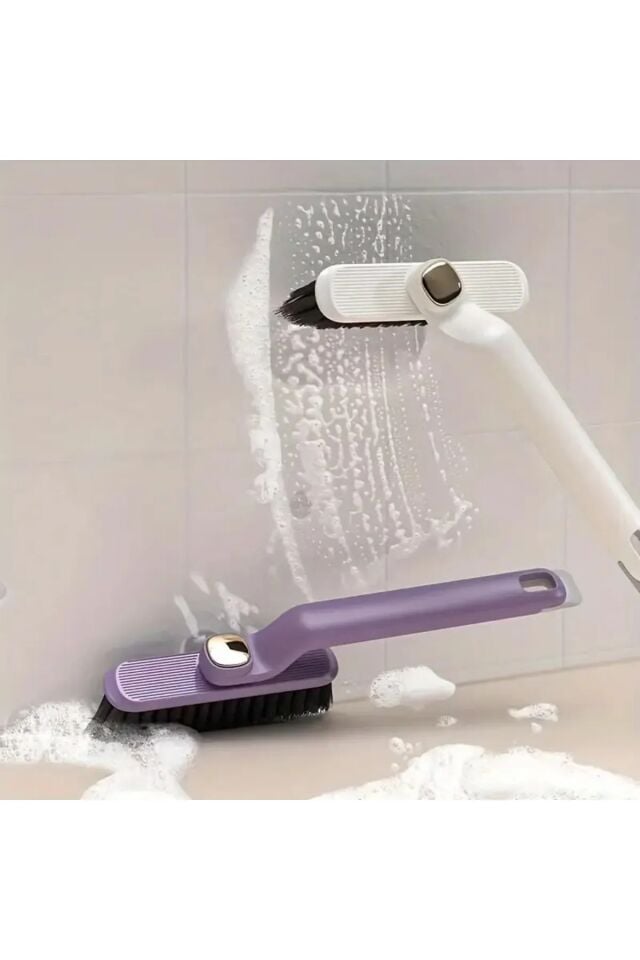 Mucit Home 360 Derece Döner Başlıklı Dar Alan Ölü Köşeler Ve Çatlak Temizlik Fırçası Cımbızlı Detay Temizlik