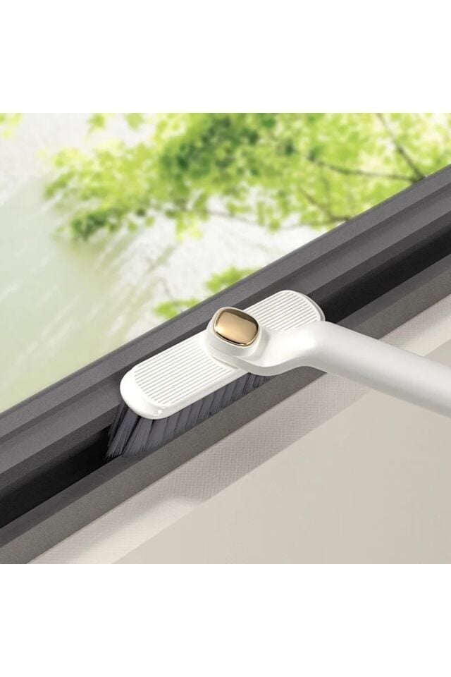 Mucit Home 360 Derece Döner Başlıklı Dar Alan Ölü Köşeler Ve Çatlak Temizlik Fırçası Cımbızlı Detay Temizlik