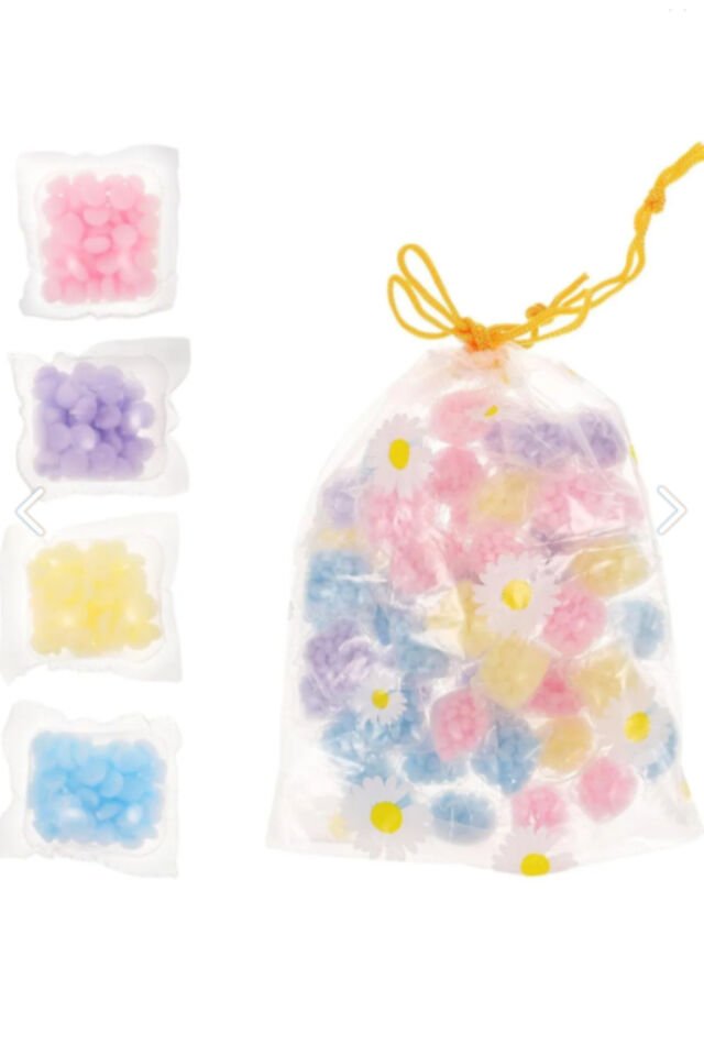 Mucit Home 50 adet Mini Çamaşır Kokusu Granül Çamaşı Parfümü Boncuk Yumuşatıcı (Çeşitli Renkler)