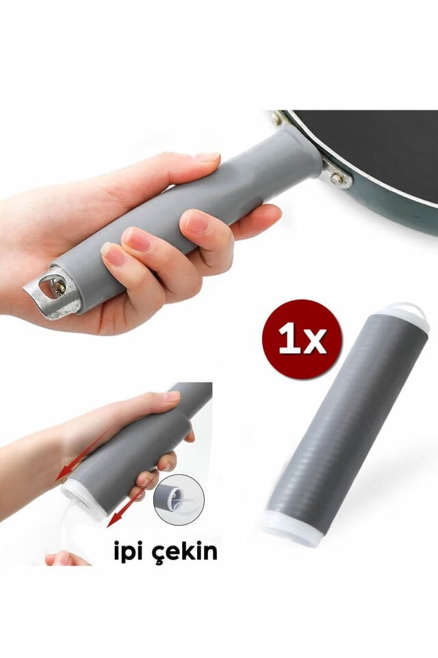 Mucit Home Isı Yalıtımlı Tutacak Tencere Tava Tutacağı Sapı | Kolay Kurulum - 1 adet