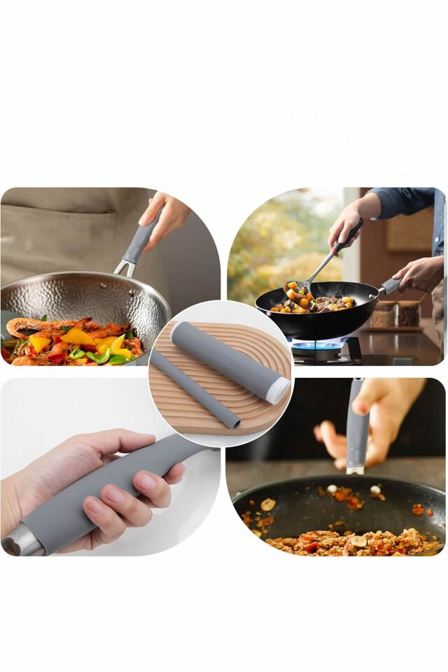 Mucit Home Isı Yalıtımlı Tutacak Tencere Tava Tutacağı Sapı | Kolay Kurulum - 1 adet