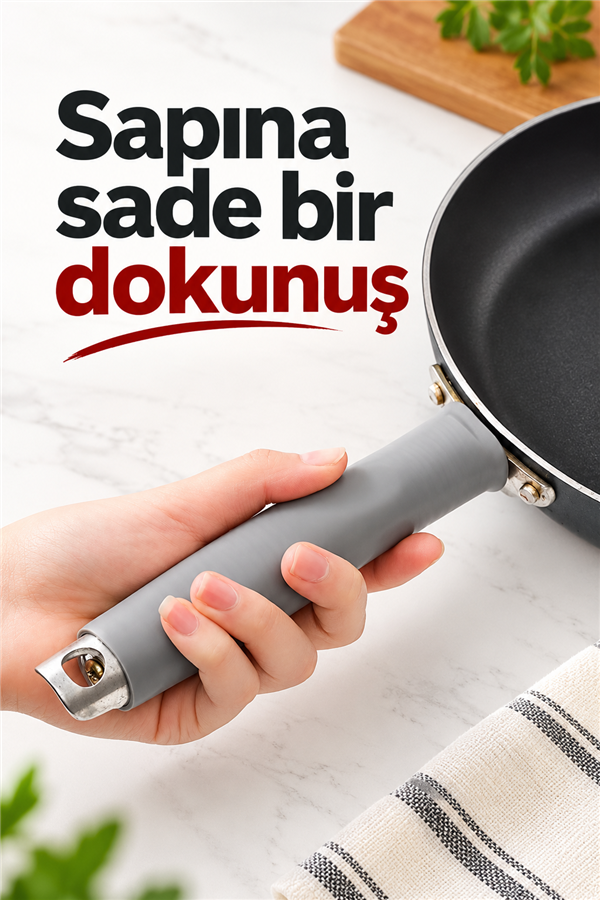 Mucit Home Isı Yalıtımlı Tutacak Tencere Tava Tutacağı Sapı | Kolay Kurulum - 1 adet