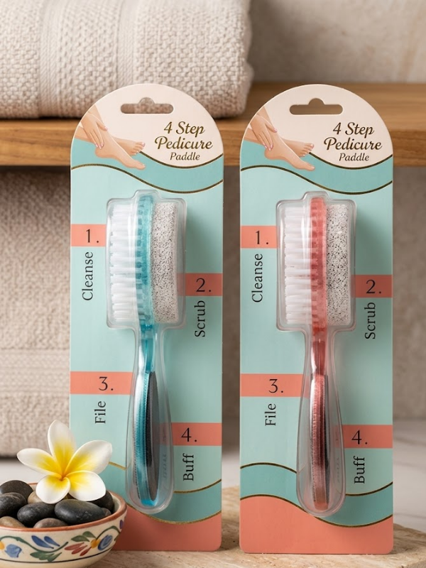 Mucit Home 4 Fonksiyonlu Ayak Topuk Törpüsü Topuk Taşı Fırçalı Zımparalı set