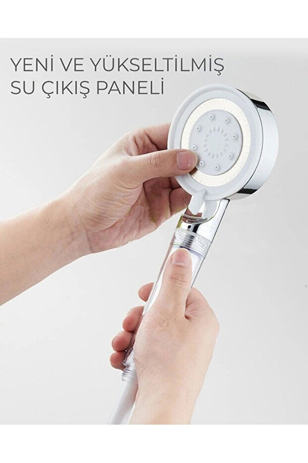 Mucit Home Spa Modlu Filtreli Duş Başlığı 5 Fonksiyonlu Duş Fiskiyesi