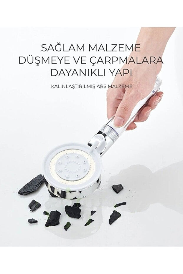 Mucit Home Spa Modlu Filtreli Duş Başlığı 5 Fonksiyonlu Duş Fiskiyesi
