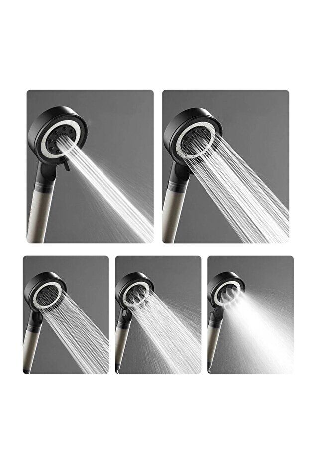 Mucit Home Spa Modlu Filtreli Duş Başlığı 5 Fonksiyonlu Duş Fiskiyesi