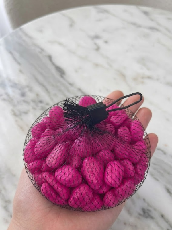 Mucit Home Kırmızı Pembe Karışık Fanus Taşı Akvaryum Balık Taşı