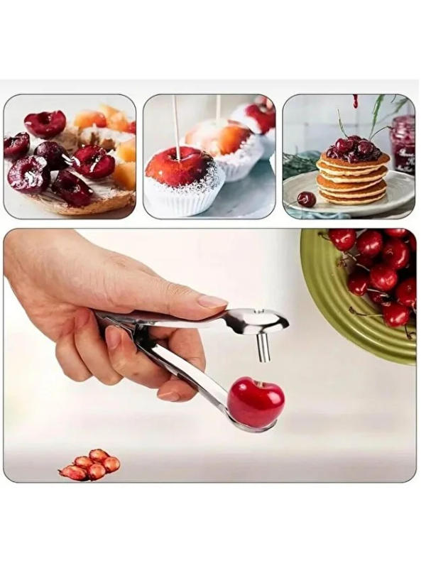 Mucit Home Kiraz Çekirdeği Çıkarıcı Paslanmaz Çelik Zeytin Hurma Çekirdek Çıkarıcı