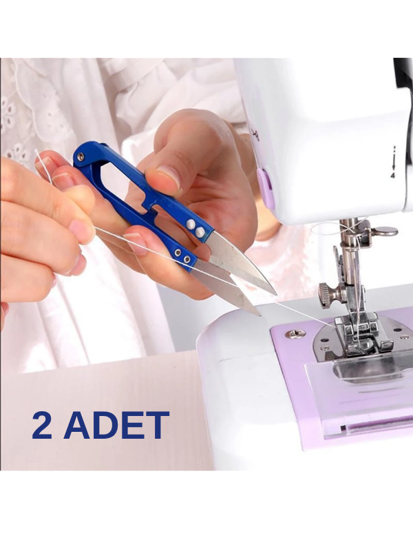 Mucit Home 2 ADET İplik Temizleme Makası Çıtçıt Makas Olta Misina Kesme Makası Hobi Makası